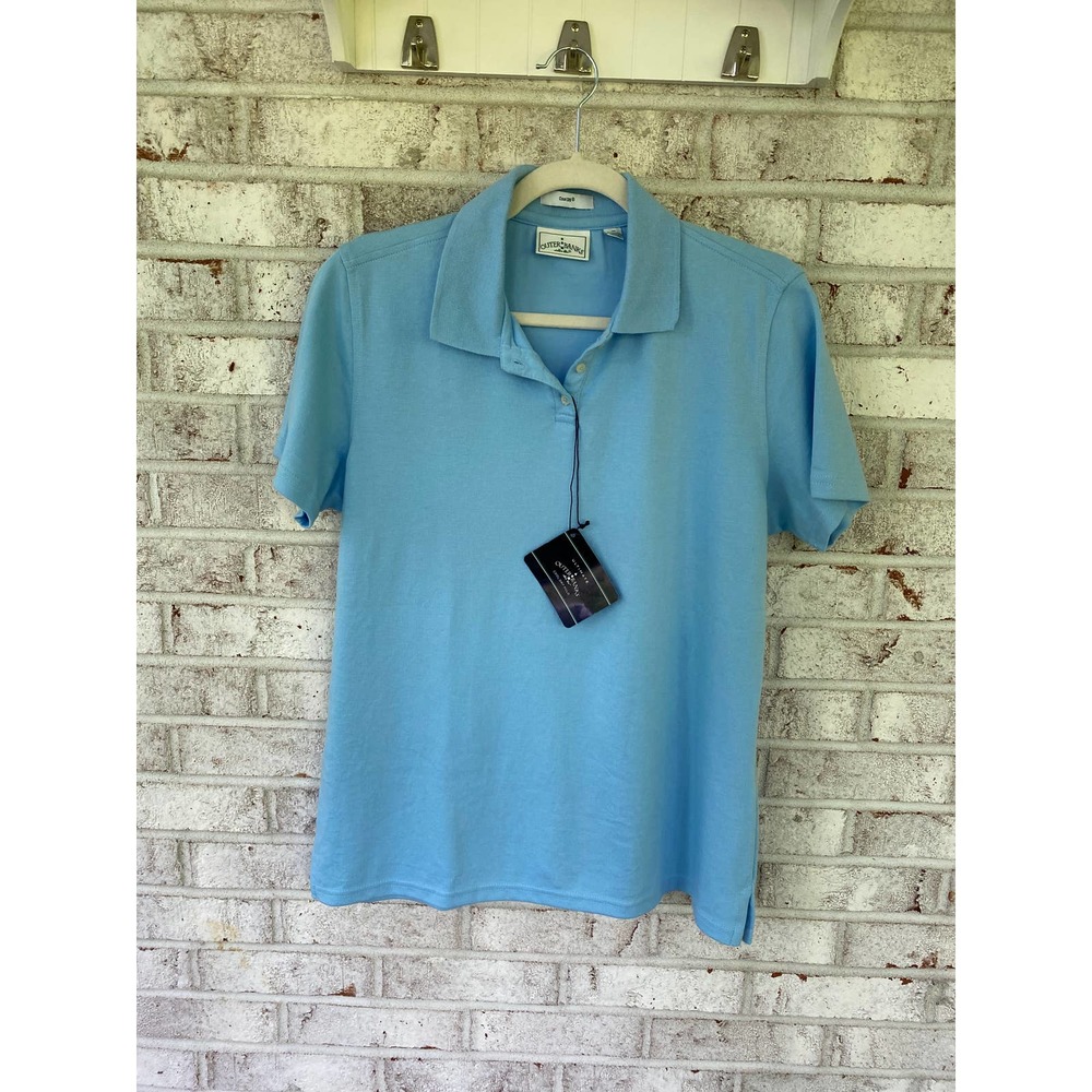 Outer Banks Light Blue Cool Dri Women's Size Medium Polo Shirt-NWT
